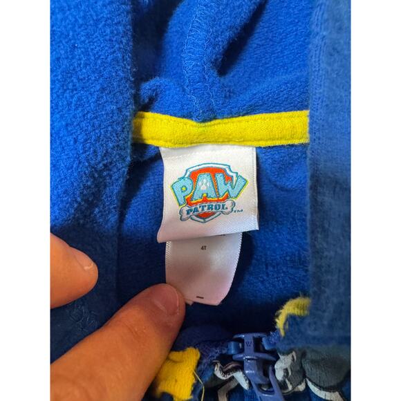 PAW PATROL CHASE Boys Hoodie/Sweatshirt, size 4T; Blue, Halloween Dress up - Picture 3 of 11